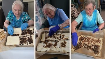 Tipton care home enjoy an afternoon of baking